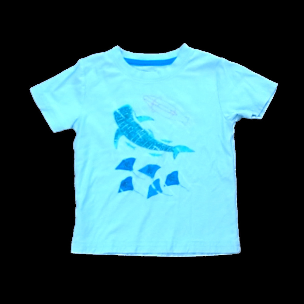 Tea Collection Boys Sea Green | Sea Creatures Shirt size: 3T